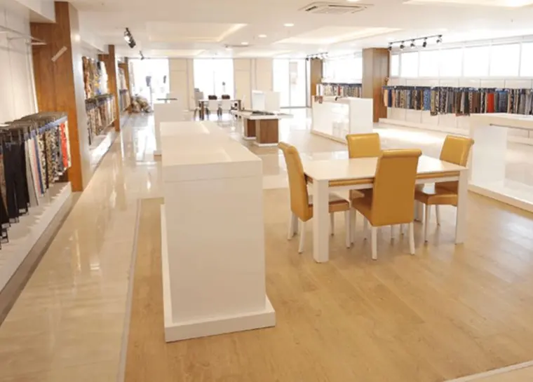 Tekstil Showroom Rafları, uygulama fotoğrafı 4